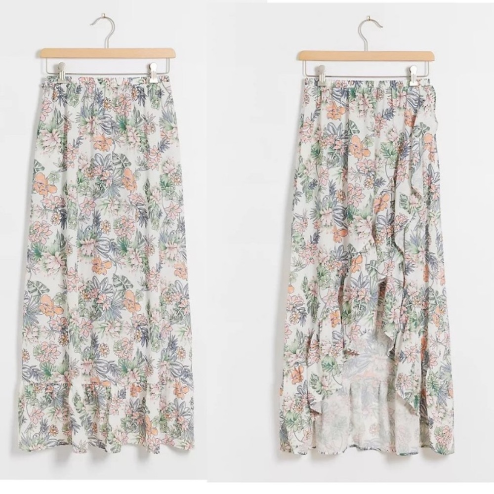 NWT Anthropologie Alana Gunn MIDI Skirt- L